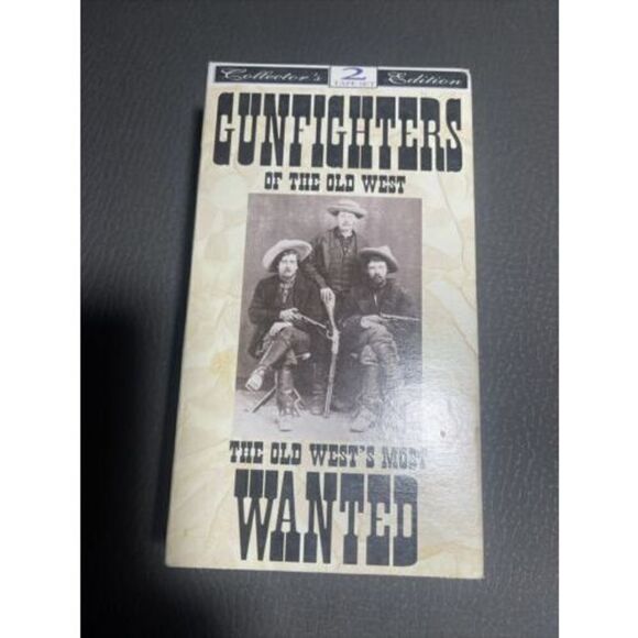 Gunfighters of the Old West (VHS, 1992, 2-Tape Set) Billy The Kid Buffalo Bill - Picture 1 of 7
